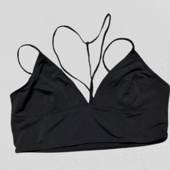 Black Seamless Brami with Chocker Neck Bralette 4340 NWT Boutique - Picture 7 of 11